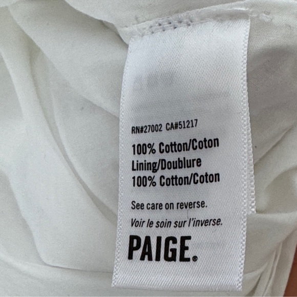 PAIGE Pallas Eyelet Midi Dress White Cotton Sleeveless Summer Size 10 NWOT - Picture 12 of 15